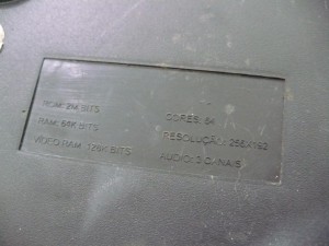 Nunca entendi esses "specs" que a TecToy imprimia na parte de baixo do console